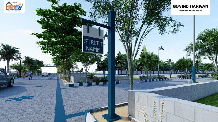 Exterior View, high-govind-harivan  111 Sq.Yd. Plot In Lakhna Jaipur 7778700