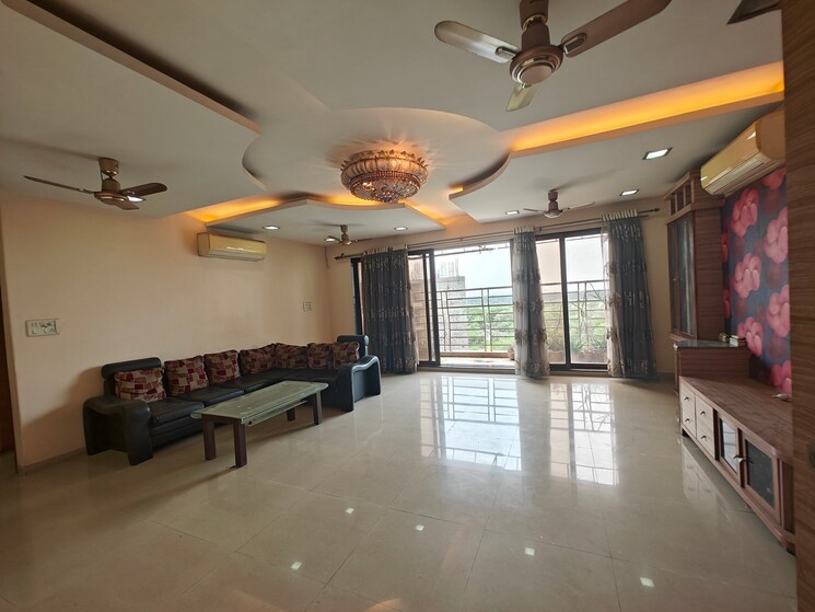 Living Room, tulsi-sagar 4 Bedroom 2400 Sq.Ft. Apartment In Nerul Navi Mumbai 7778915