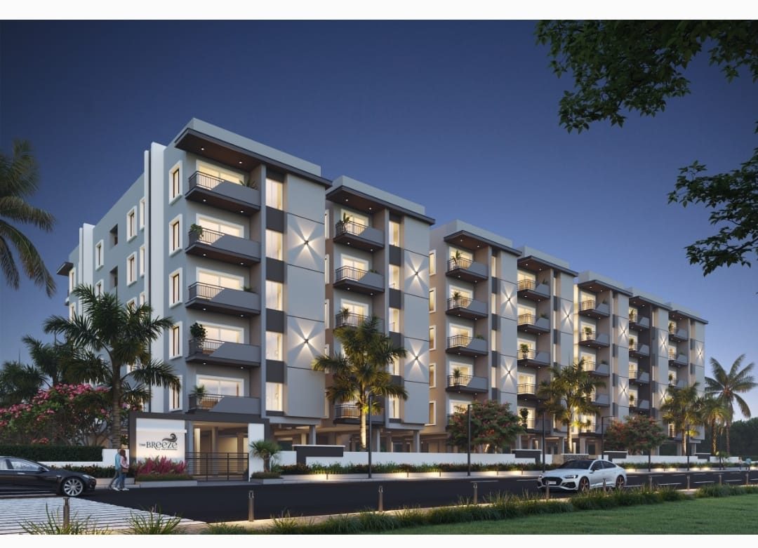 3 BHK + Pooja Room Apartment For Sale in SVNR The Breeze