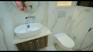 Bathroom in 3 BHK Builder Floor at Umang Winter Hills Dwarka Mor, Dwarka Mor – for Sale