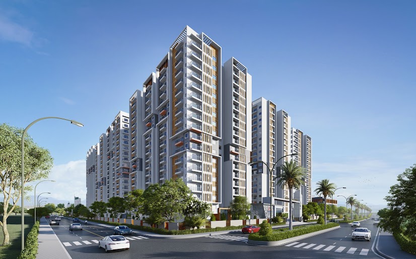 2 BHK + Pooja Room 1010 Sq.Ft. Apartment in Muppa Melody