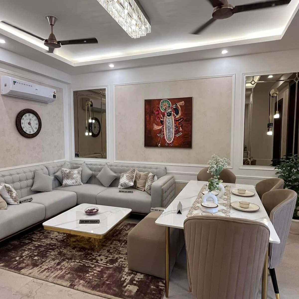 3 BHK + Servant Room,Extra Room 1525 Sq.Ft. Apartment in Meffier The Golden City