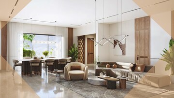 Living Room in 3 BHK Apartment at SAS Diamond Towers, Financial District – for Sale