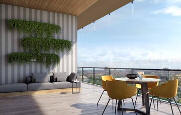 Terrace in 4 BHK Apartment at SAS Crown, Kokapet – for Sale