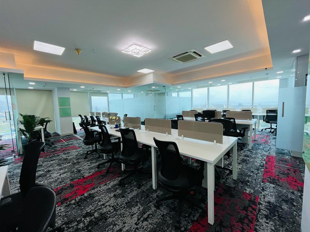 Commercial Office Space 2444 Sq.Ft. For Rent in Kopar Khairane Navi Mumbai  7779595