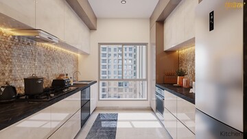 Kitchen in 1 BHK Apartment at Nilaje N V – for Sale