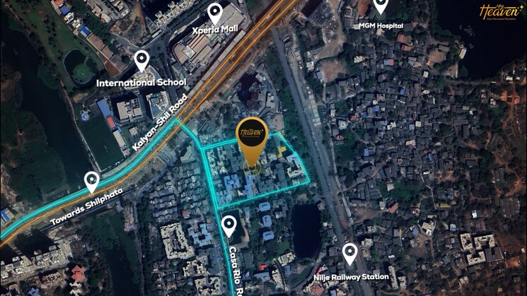 Master Plan, yogiraj-my-heaven 3 Bedroom 835 Sq.Ft. Apartment In Dombivli East Thane 7780556