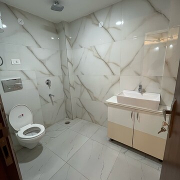 Bathroom in 3 BHK Builder Floor at Chattarpur – for Sale