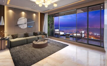 Living Room in 2 BHK Apartment at Ruparel Vivanza, Byculla – for Sale