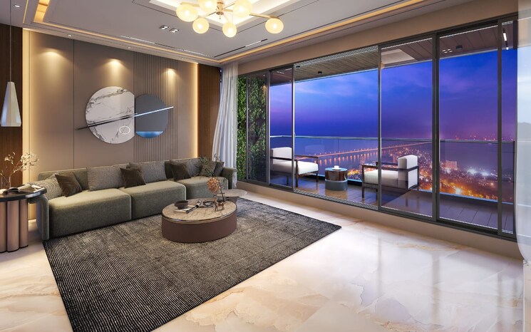 Living Room, ruparel-vivanza 2 Bedroom 635 Sq.Ft. Apartment In Byculla Mumbai 7780760