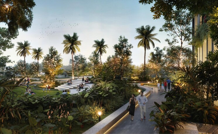 Garden, runwal-7-mahalaxmi 2 Bedroom 800 Sq.Ft. Apartment In Mahalaxmi Mumbai 7782195