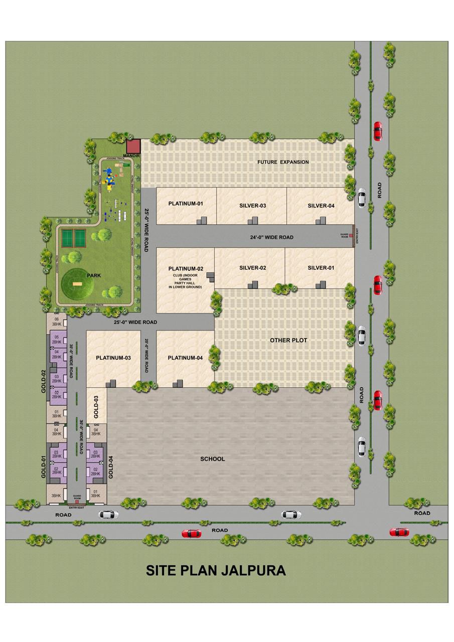 4 BHK + Study Room Penthouse For Sale in Ambesten Twin County