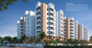 2 BHK Apartment – Exterior View View at Veekay The Communittee, Mokila - for Sale