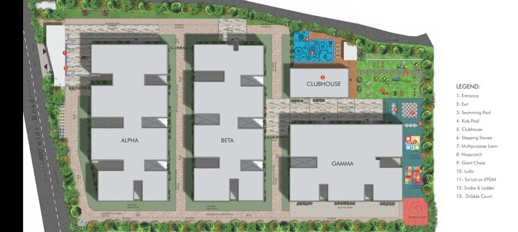 Master Plan, veekay-the-communittee 2 Bedroom 1580 Sq.Ft. Apartment In Mokila Hyderabad 7782747