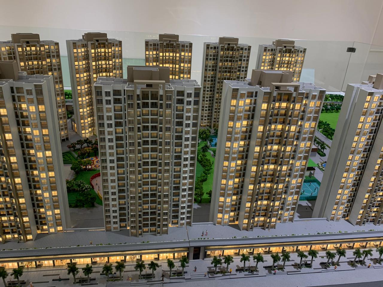 2 BHK + Pooja Room,Study Room Apartment For Sale in Sunteck West World