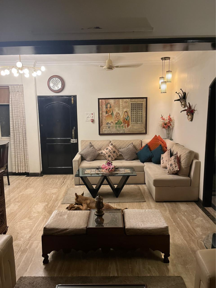 Living Room, bhumiraj-costarica 4 Bedroom 3000 Sq.Ft. Apartment In Palm Beach Navi Mumbai 7783042