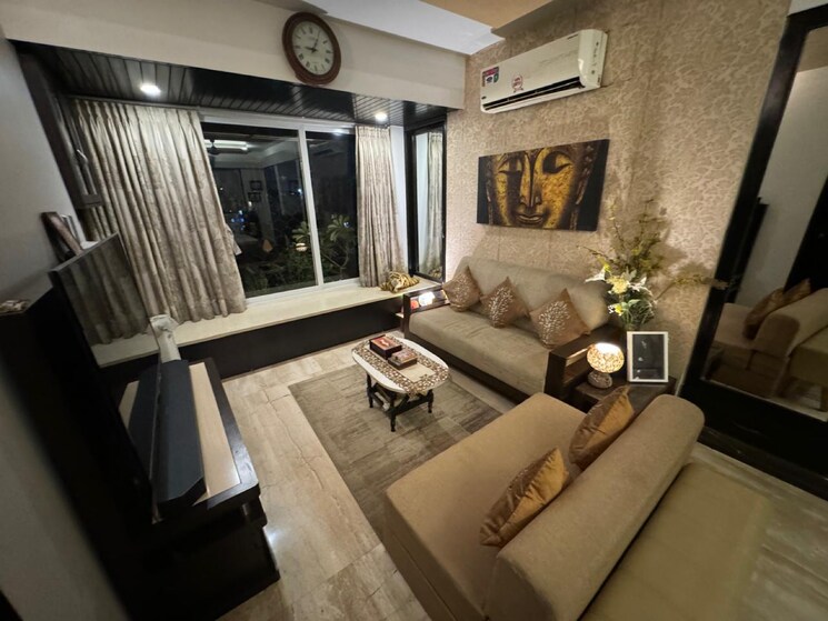 Living Room, bhumiraj-costarica 4 Bedroom 3000 Sq.Ft. Apartment In Palm Beach Navi Mumbai 7783042