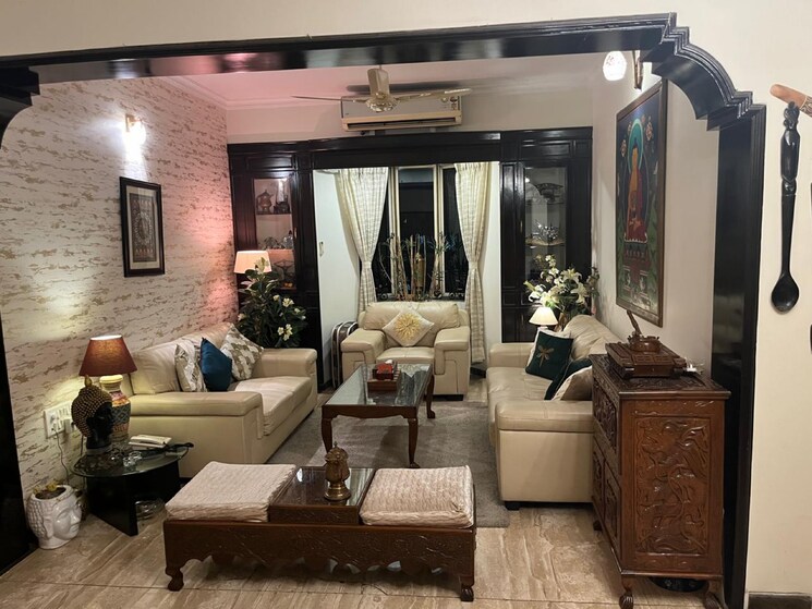 Living Room, bhumiraj-costarica 4 Bedroom 3000 Sq.Ft. Apartment In Palm Beach Navi Mumbai 7783042