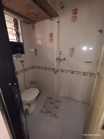 Bathroom in 2 BHK Apartment at Kopar Khairane – for Sale