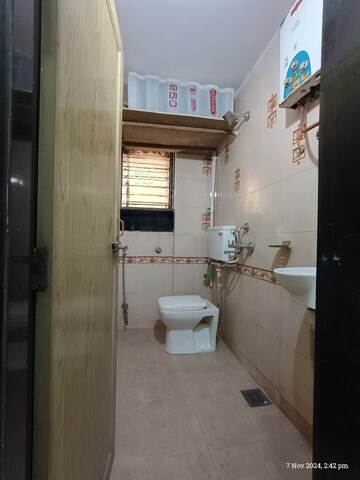 Bathroom in 2 BHK Apartment at Kopar Khairane – for Sale