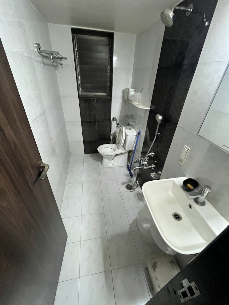 Bathroom, corner-view-terrace 2 Bedroom 1200 Sq.Ft. Apartment In Yerawada Pune 7783645