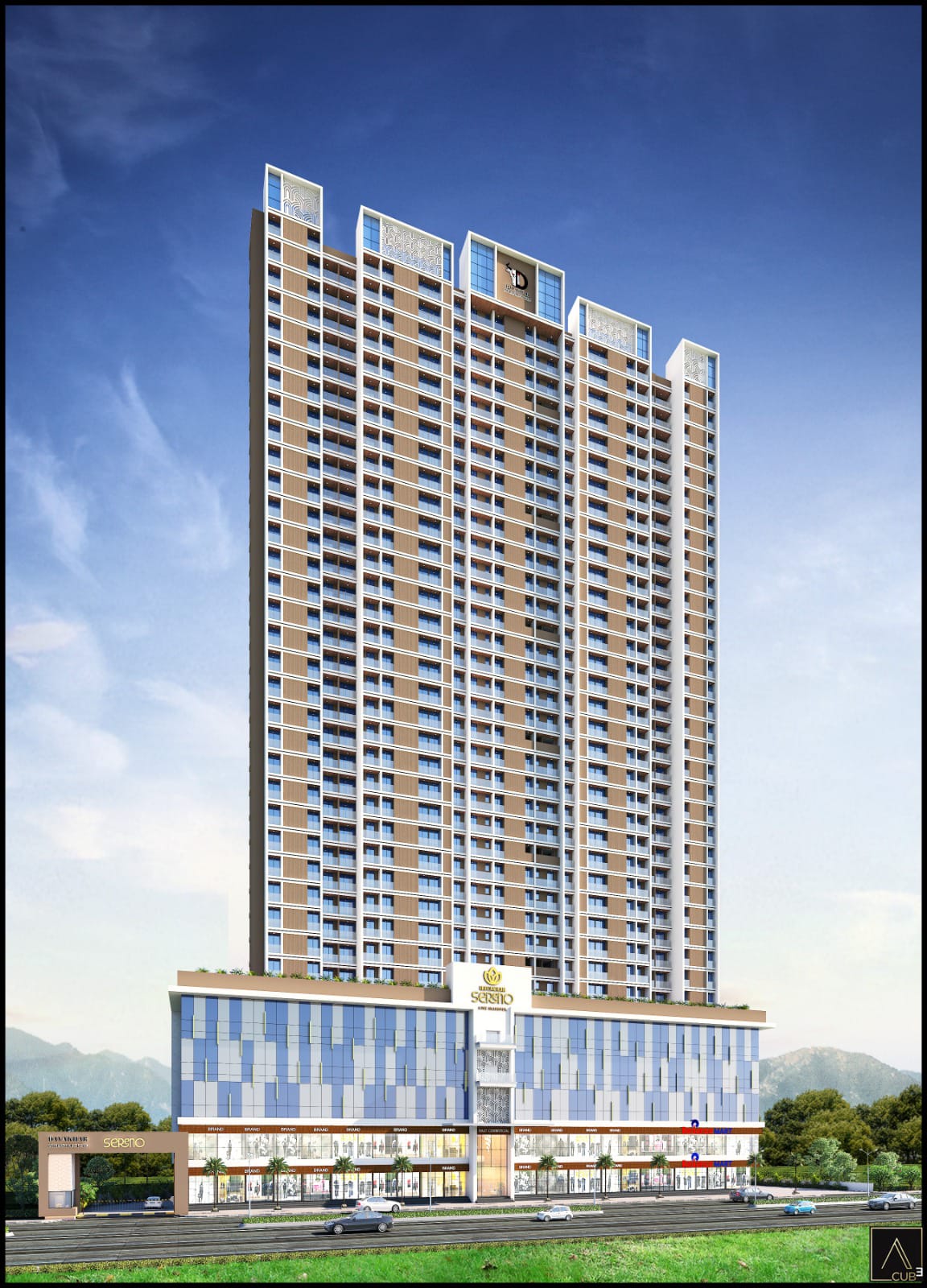 1 BHK Apartment For Resale in Davakhar Sereno Kalyan East Thane  7784053