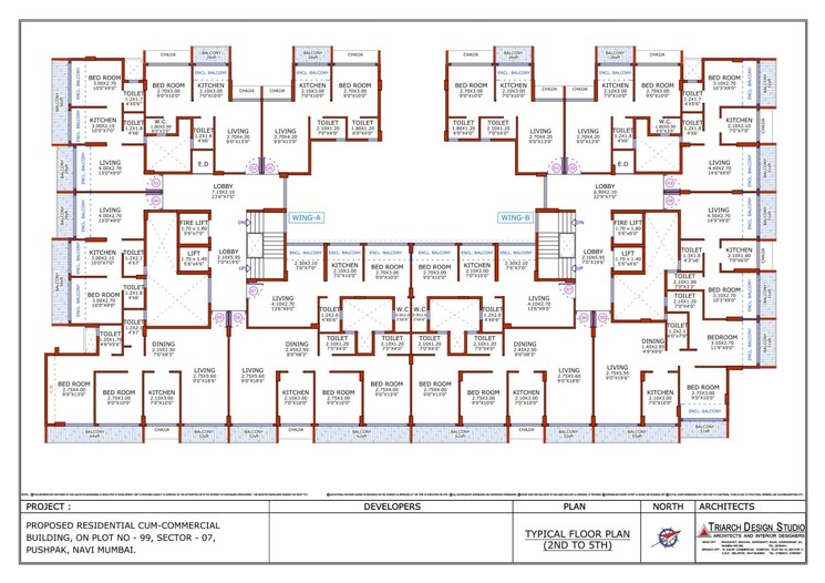 Floor Plan, bhaveshwar-one 1 Bedroom 665 Sq.Ft. Apartment In Dapoli Navi Mumbai 7784214