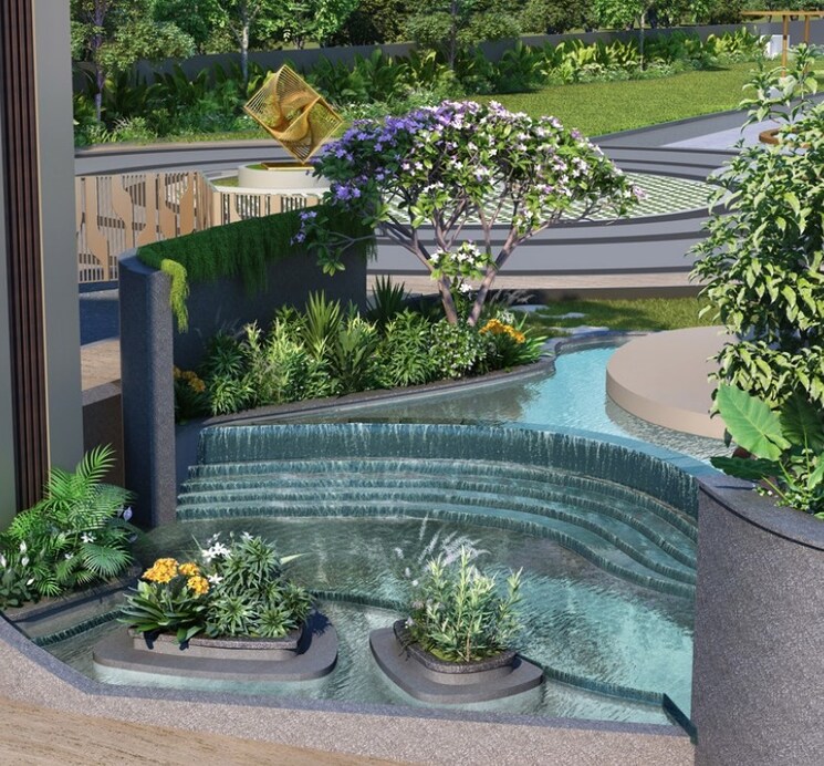 Garden, asbl-loft 3 Bedroom 1695 Sq.Ft. Apartment In Financial District Hyderabad 7784490