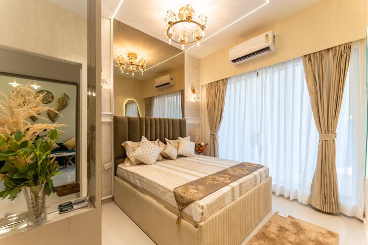 Bedroom, platinum-parksyde 2 Bedroom 1100 Sq.Ft. Apartment In Kharghar Sector 30 Navi Mumbai 7784605