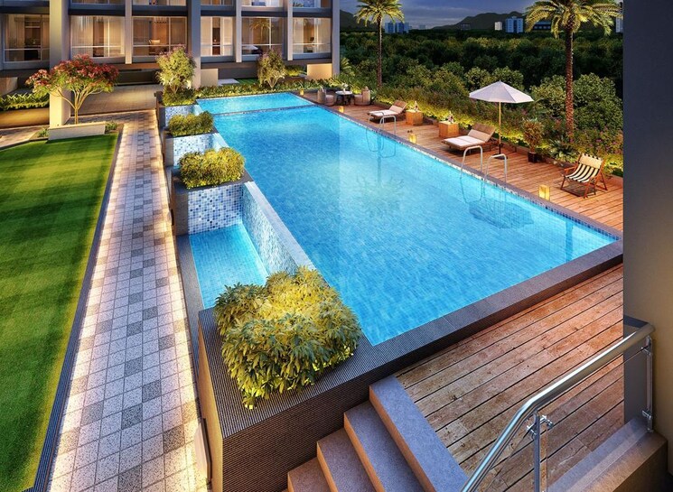 Swimming Pool, delta-greens 1 Bedroom 715 Sq.Ft. Apartment In Sector 4 Pushpak Nagar Navi Mumbai 7784596
