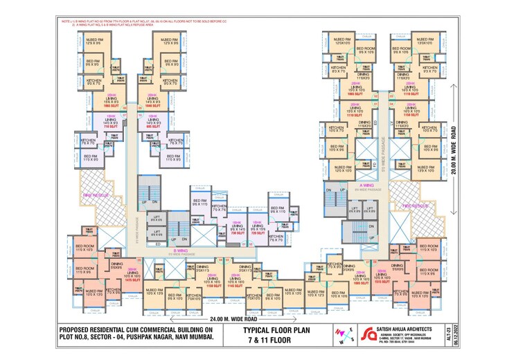 Master Plan, delta-greens 2 Bedroom 1065 Sq.Ft. Apartment In Sector 4 Pushpak Nagar Navi Mumbai 7784638