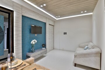 Living Room in 2 BHK Builder Floor at Shree Adinath Symphony Boisar, Boisar – for Rent