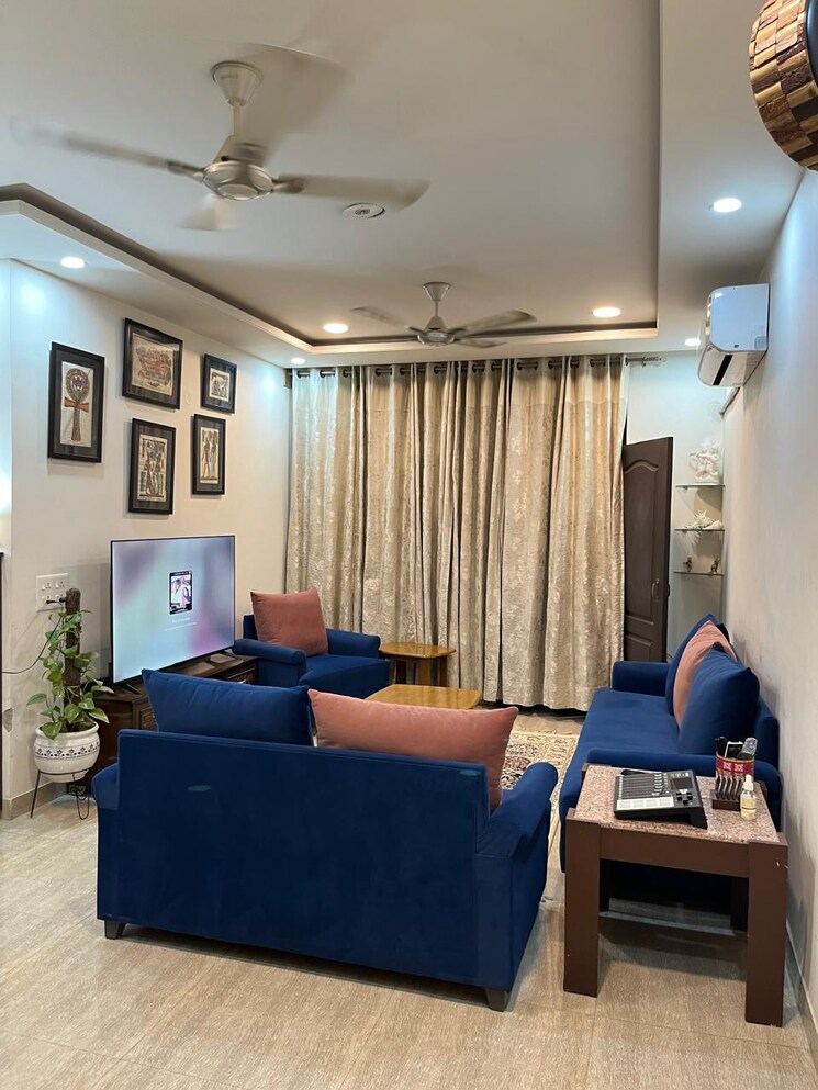 Living Room, new-generation-maple-apartments 3 Bedroom 1816 Sq.Ft. Apartment In Dhakoli Zirakpur 7784944