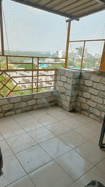 Balcony in 1 BHK Apartment at Kumar Pinnacle, Tadiwala Road – for Rent