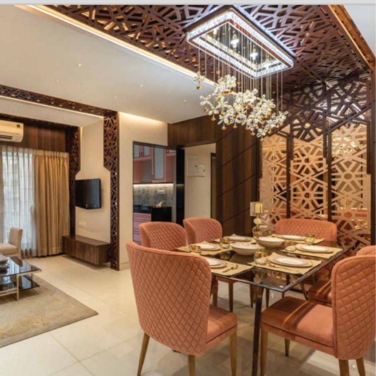 Living Room, rassaz-greens-tower-c-d-and-e 3 Bedroom 807 Sq.Ft. Apartment In Shivar Garden Thane 7785148