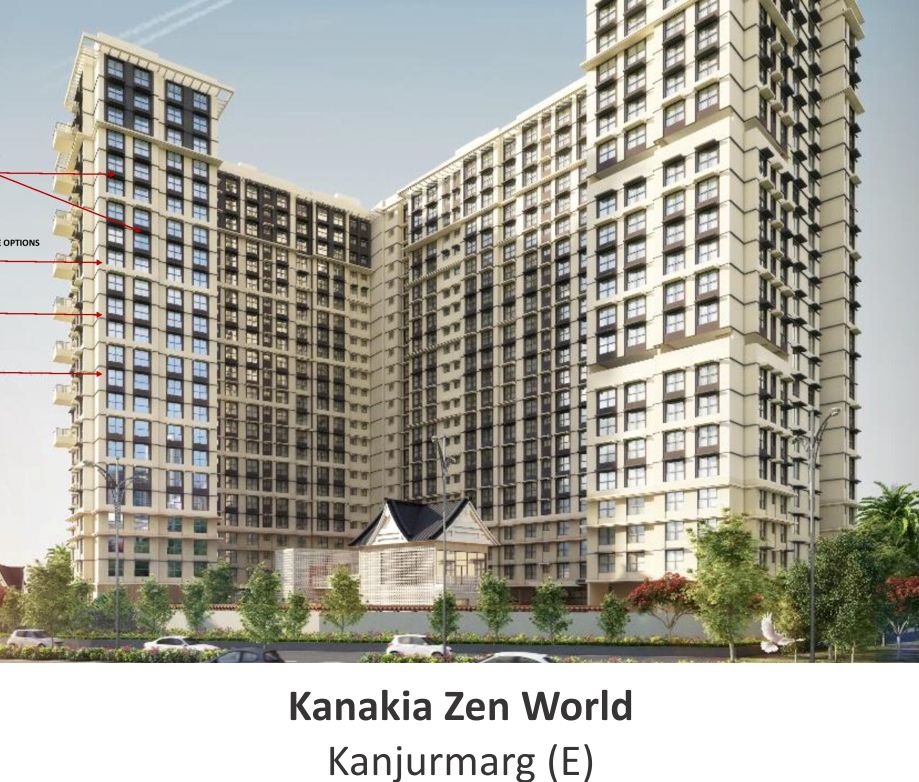 2 BHK Apartment For Rent in Kanakia Spaces Zen World Kanjurmarg East Mumbai  7785942