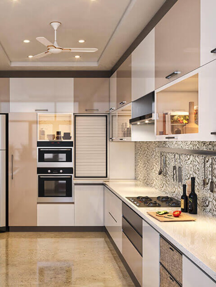 Kitchen, hanspal 2 Bedroom 960 Sq.Ft. Apartment In Hanspal Bhubaneswar 7786095