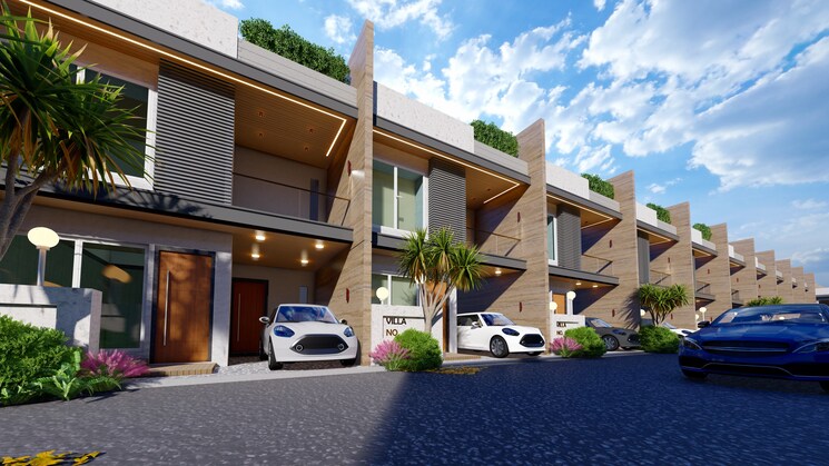 Exterior View, amrapali-leisure-valley 4 Bedroom 2525 Sq.Ft. Villa In Tech Zone 4 Greater Noida Greater Noida 7786486