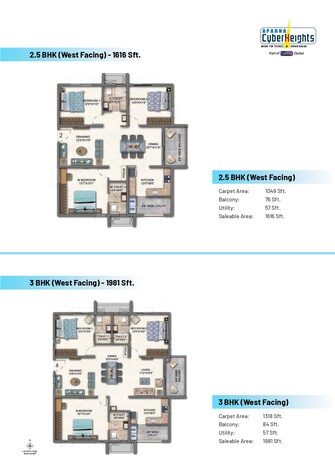 2 BHK Apartment For Resale in Aparna Cyber Heights Osman Nagar Hyderabad  7786607