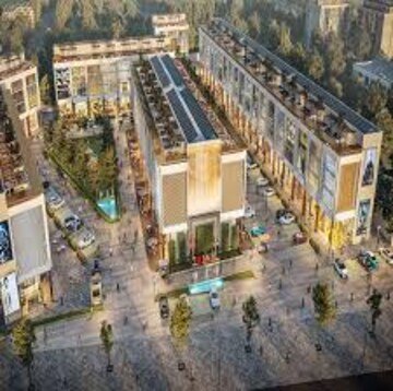  Shop – Exterior View View at M3M 114 Market, Sector 114 - for Sale