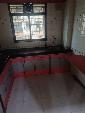 Kitchen in 3 BHK Apartment at Mahavir Niwas, Nerul Sector 21 – for Rent