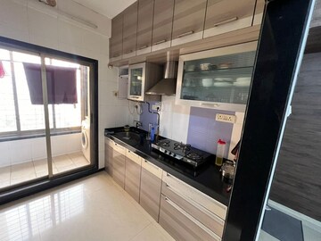 Kitchen in 2 BHK Apartment at Beverly Park, Nerul – for Rent