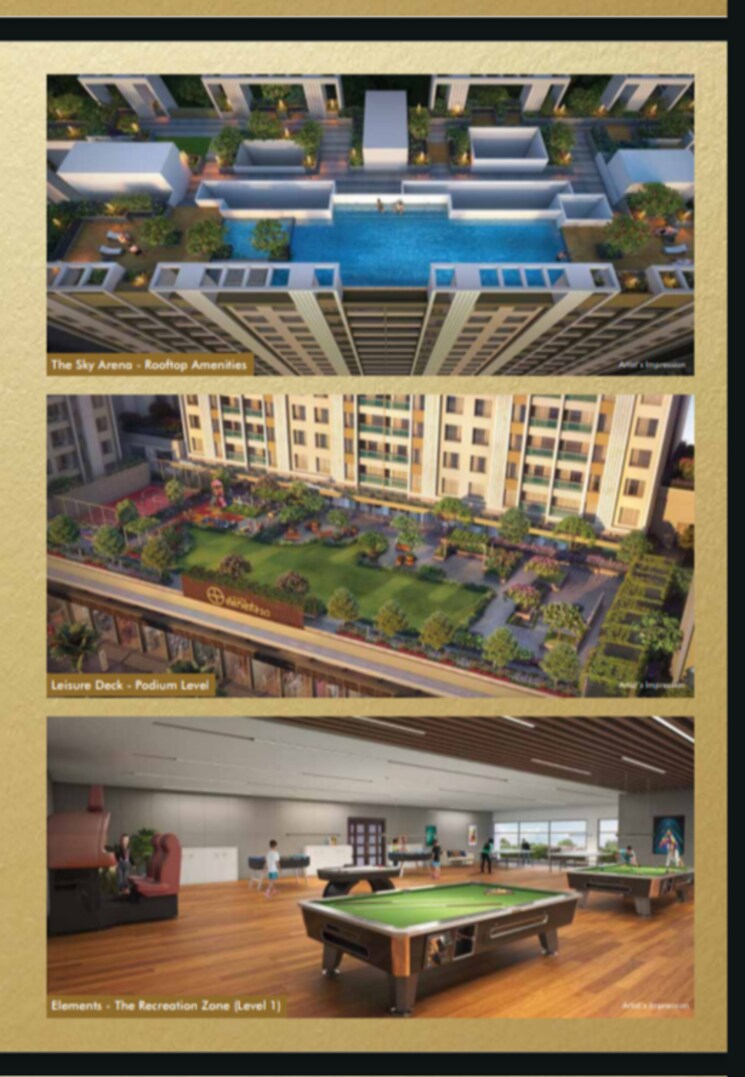 Exterior View, merlin-elementa 3 Bedroom 920 Sq.Ft. Apartment In Tathawade Pune 7787022