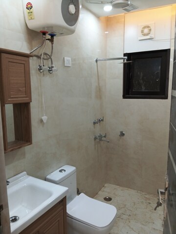 Bathroom in 3 BHK Builder Floor at East Of Kailash – for Sale