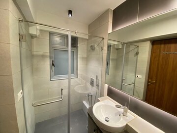 Bathroom in 3.5 BHK Apartment at Radius Imperial Heights, Goregaon West – for Rent