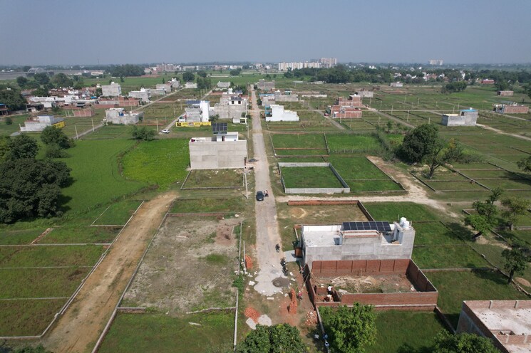 Exterior View, purvanchal-city  1400 Sq.Yd. Plot In Sultanpur Road Lucknow 7788030