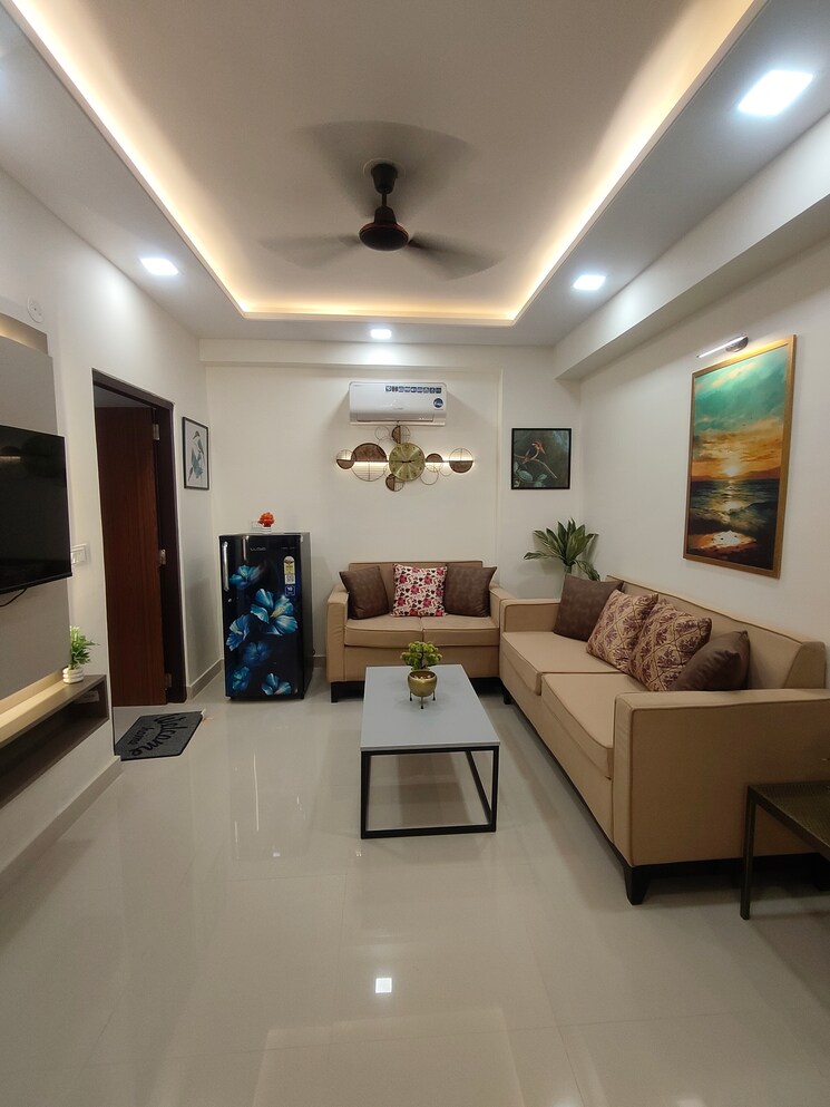 Living Room, redwood-magnus 1 Bedroom 558 Sq.Ft. Apartment In Jeerota Jaipur 7788134