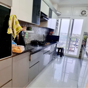 Kitchen in 4 BHK Builder Floor at Ansal API Esencia, Sector 67 – for Rent