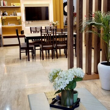 Living Room in 4 BHK Builder Floor at Ansal API Esencia, Sector 67 – for Rent