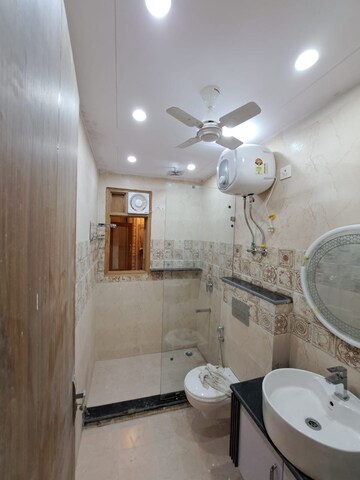 Bathroom in 4 BHK Builder Floor at Chitra Vihar – for Sale